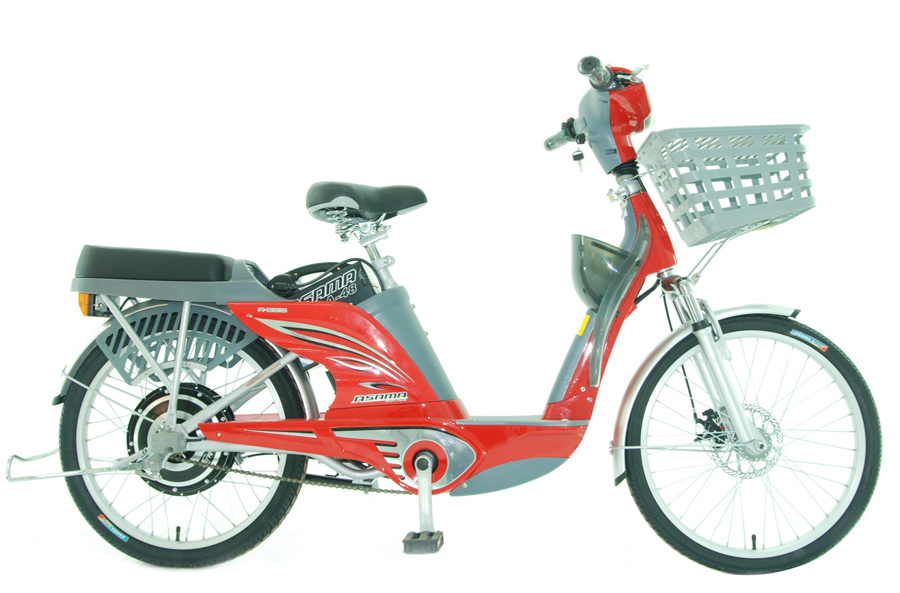 Xe đạp điện asama Thắng đĩa  Queenbike